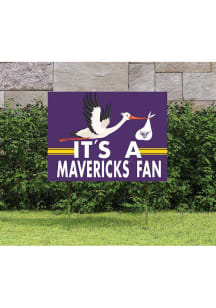 Minnesota State Mankato Mavericks KH Sports Fan 18x24 Stork Yard Sign - Purple