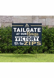 Akron Zips KH Sports Fan 18x24 Tailgate Yard Sign - Blue