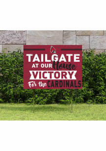 Ball State Cardinals KH Sports Fan 18x24 Tailgate Yard Sign - Red