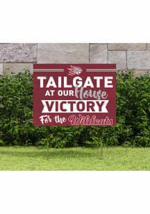 CSU Chico Wildcats KH Sports Fan 18x24 Tailgate Yard Sign - Red