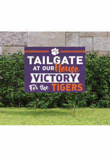 Clemson Tigers KH Sports Fan 18x24 Tailgate Yard Sign - Orange