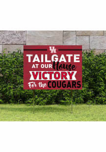 Houston Cougars KH Sports Fan 18x24 Tailgate Yard Sign - Red
