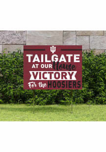 Indiana Hoosiers KH Sports Fan 18x24 Tailgate Yard Sign - Red