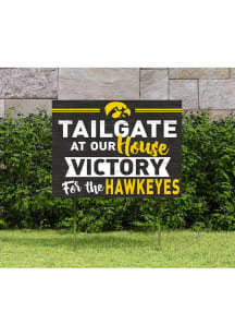 Iowa Hawkeyes KH Sports Fan 18x24 Tailgate Yard Sign - Black