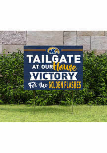 Kent State Golden Flashes KH Sports Fan 18x24 Tailgate Yard Sign - Navy Blue