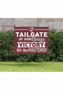 Massachusetts Minutemen KH Sports Fan 18x24 Tailgate Yard Sign - Red