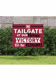 Miami RedHawks KH Sports Fan 18x24 Tailgate Yard Sign - Red