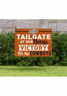 Oklahoma State Cowboys KH Sports Fan 18x24 Tailgate Yard Sign - Orange