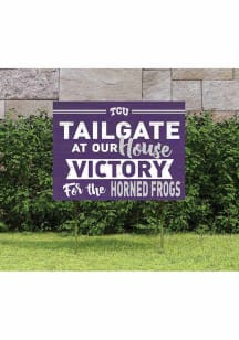 TCU Horned Frogs KH Sports Fan 18x24 Tailgate Yard Sign - Purple