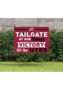 Utah Utes KH Sports Fan 18x24 Tailgate Yard Sign - Red