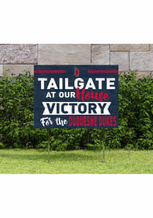 Duquesne Dukes KH Sports Fan 18x24 Tailgate Yard Sign - Red