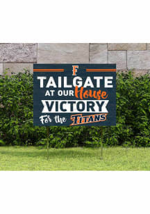 Cal State Fullerton Titans KH Sports Fan 18x24 Tailgate Yard Sign - Navy Blue