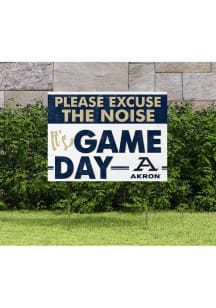 Akron Zips KH Sports Fan 18x24 Excuse the Noise Yard Sign - Blue