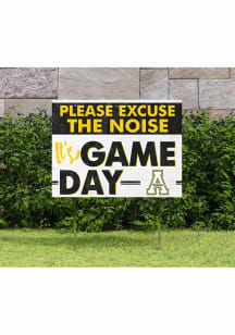 Appalachian State Mountaineers KH Sports Fan 18x24 Excuse the Noise Yard Sign - Black