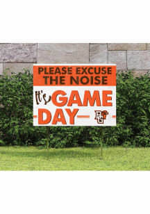 Bowling Green Falcons KH Sports Fan 18x24 Excuse the Noise Yard Sign - Orange