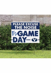 BYU Cougars KH Sports Fan 18x24 Excuse the Noise Yard Sign - Blue