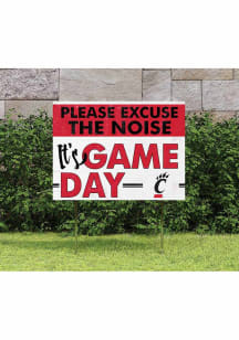 Cincinnati Bearcats KH Sports Fan 18x24 Excuse the Noise Yard Sign - Red