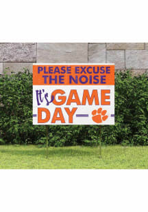 Clemson Tigers KH Sports Fan 18x24 Excuse the Noise Yard Sign - Orange