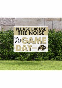 Colorado Buffaloes KH Sports Fan 18x24 Excuse the Noise Yard Sign - Silver