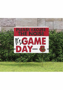 Cornell Big Red KH Sports Fan 18x24 Excuse the Noise Yard Sign - Red