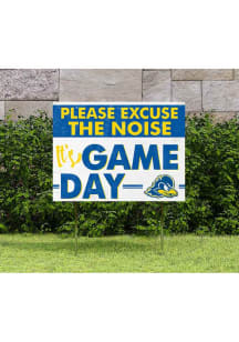 Delaware Fightin' Blue Hens KH Sports Fan 18x24 Excuse the Noise Yard Sign - Blue