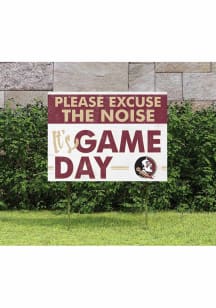 Florida State Seminoles KH Sports Fan 18x24 Excuse the Noise Yard Sign - Red