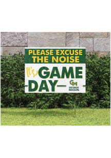 George Mason University KH Sports Fan 18x24 Excuse the Noise Yard Sign - Green