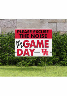 Houston Cougars KH Sports Fan 18x24 Excuse the Noise Yard Sign - Red