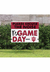 Indiana Hoosiers KH Sports Fan 18x24 Excuse the Noise Yard Sign - Red