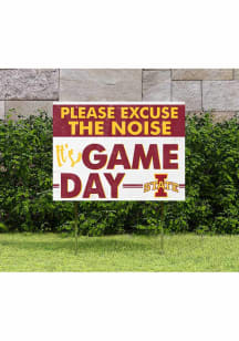Iowa State Cyclones KH Sports Fan 18x24 Excuse the Noise Yard Sign - Red