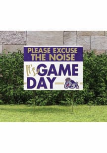 James Madison Dukes KH Sports Fan 18x24 Excuse the Noise Yard Sign - Purple
