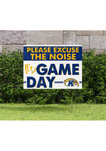 Kent State Golden Flashes KH Sports Fan 18x24 Excuse the Noise Yard Sign - Navy Blue