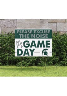 Michigan State Spartans KH Sports Fan 18x24 Excuse the Noise Yard Sign - Green