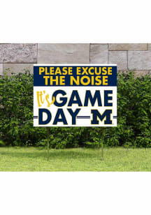 Michigan Wolverines KH Sports Fan 18x24 Excuse the Noise Yard Sign - Blue