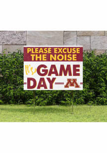 Minnesota Golden Gophers KH Sports Fan 18x24 Excuse the Noise Yard Sign - Red