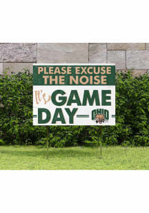 Ohio Bobcats KH Sports Fan 18x24 Excuse the Noise Yard Sign - Green
