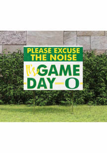 Oregon Ducks KH Sports Fan 18x24 Excuse the Noise Yard Sign - Green