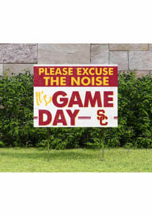 USC Trojans KH Sports Fan 18x24 Excuse the Noise Yard Sign - Red