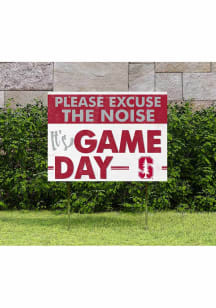 Stanford Cardinal KH Sports Fan 18x24 Excuse the Noise Yard Sign - Red