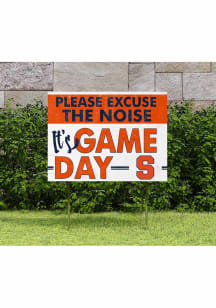 Syracuse Orange KH Sports Fan 18x24 Excuse the Noise Yard Sign - Orange