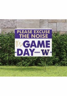 Washington Huskies KH Sports Fan 18x24 Excuse the Noise Yard Sign - Purple
