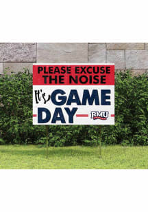 Robert Morris Colonials KH Sports Fan 18x24 Excuse the Noise Yard Sign - Navy Blue
