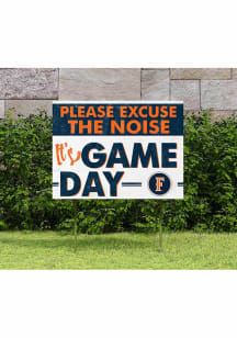 Cal State Fullerton Titans KH Sports Fan 18x24 Excuse the Noise Yard Sign - Navy Blue