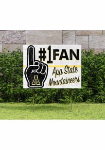 Appalachian State Mountaineers KH Sports Fan 18x24 Fan Yard Sign - Black