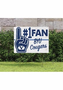 BYU Cougars KH Sports Fan 18x24 Fan Yard Sign - Blue