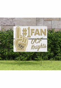 UCF Knights KH Sports Fan 18x24 Fan Yard Sign - Black