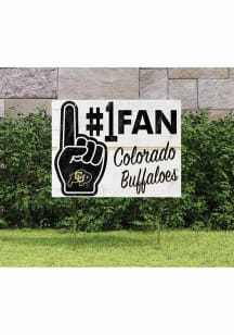 Colorado Buffaloes KH Sports Fan 18x24 Fan Yard Sign - Silver