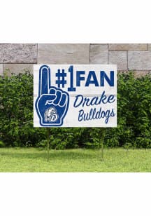 Drake Bulldogs KH Sports Fan 18x24 Fan Yard Sign - Blue