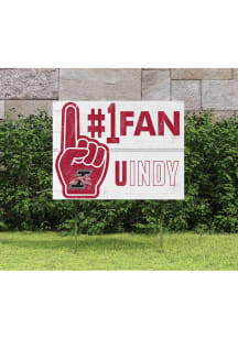 Indianapolis Greyhounds KH Sports Fan 18x24 Fan Yard Sign - Red