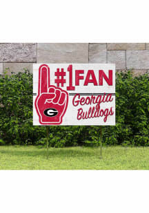 Georgia Bulldogs KH Sports Fan 18x24 Fan Yard Sign - Red